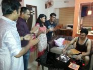 It was truly special to have friends from different walks of life (Aritra, Subhakar, Poulomi, Sudipto) come over to my place in Lake Town to wish me on my birthday